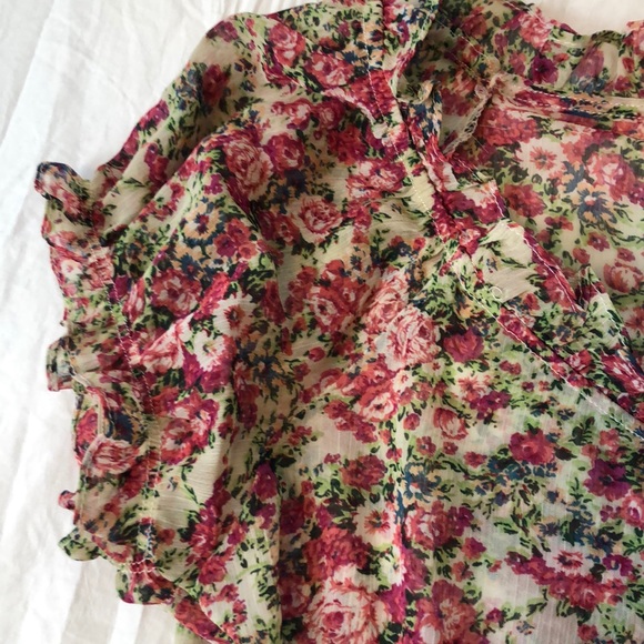 Romantic floral blouse - Picture 3 of 7